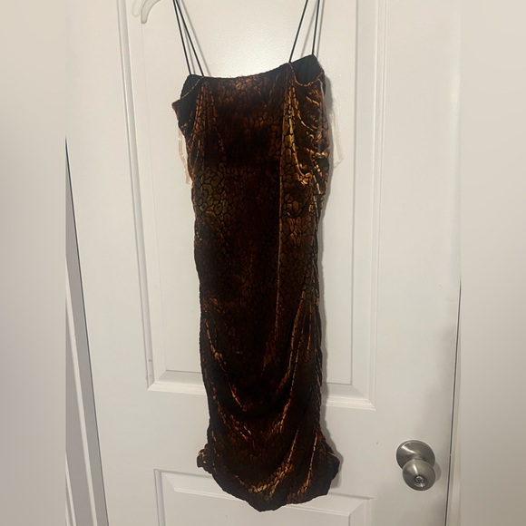 Windsor Leopard Print Spaghetti Strap Dress | s - Picture 5 of 6